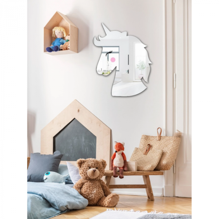 Espejo Autoadhesivo Personalizable Decorativo Set x4
