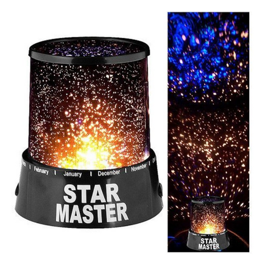 Velador Lámpara Star Máster Proyector Estrellas A Pilas