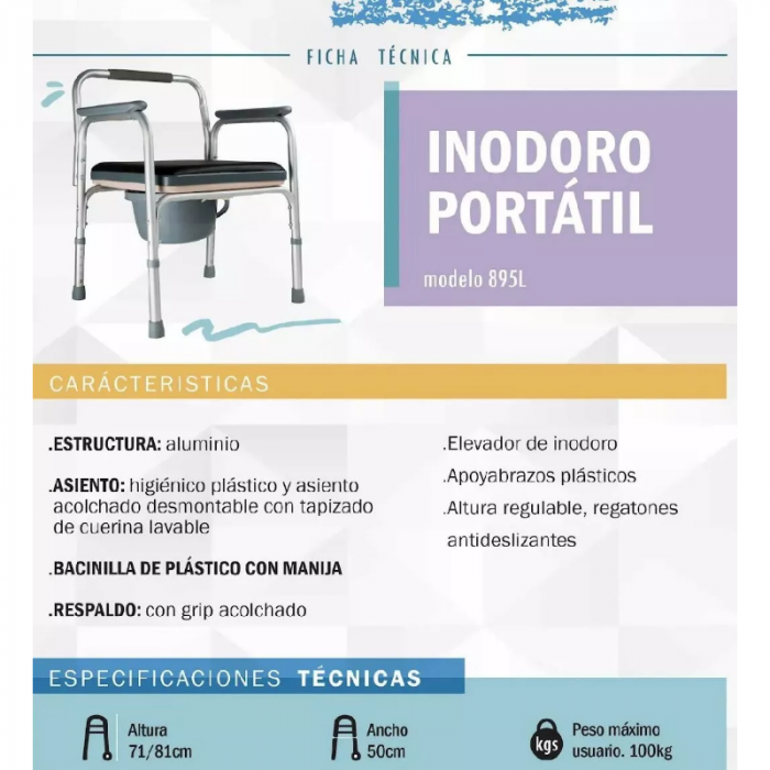 Silla Higiénica Multifuncion