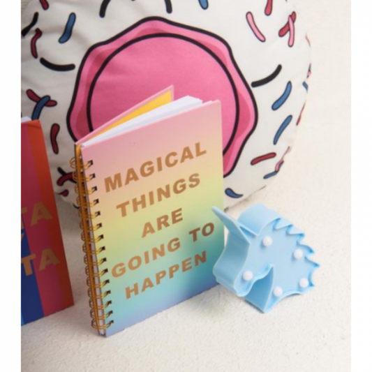 Cuaderno A5 160 Hojas Lentejuelas/Peluche/Holográfico FRASES