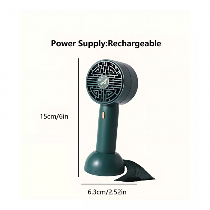 Ventilador de Mano Oriental con Porta Celular SKU G-ORIENTALFAN