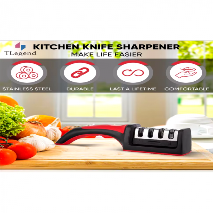 Afilador de Cuchillos 3 En 1 SKU DL2032